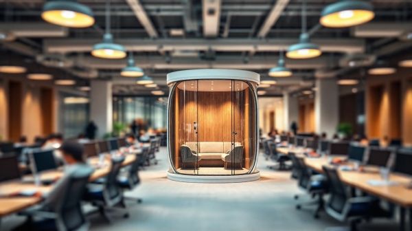 Les avantages d'une cabine acoustique individuelle en entreprise